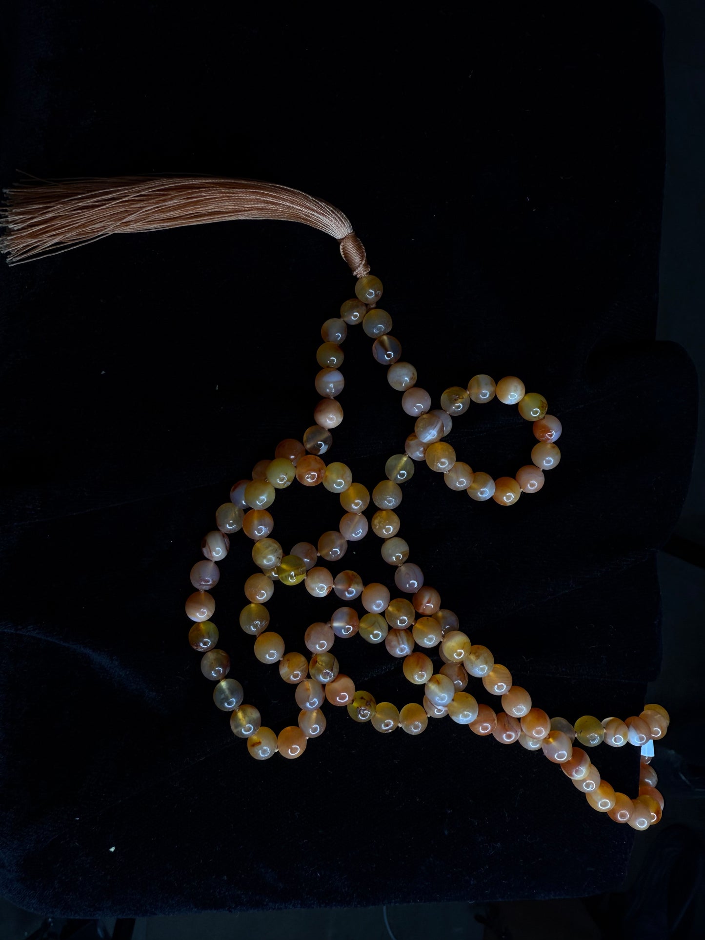 Carnelian Beaded Mala