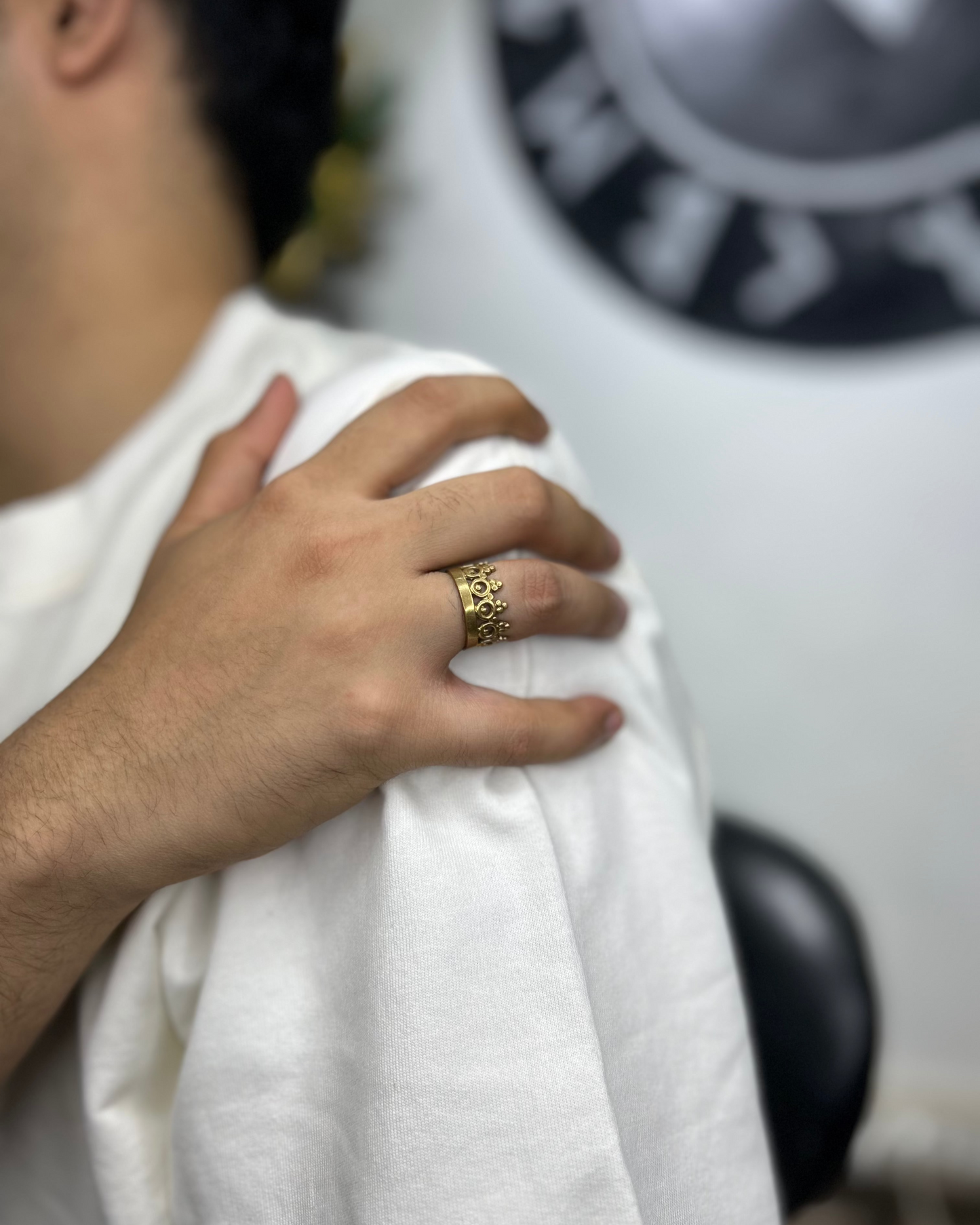 Filigree Ring, Brass, Ornate Ring