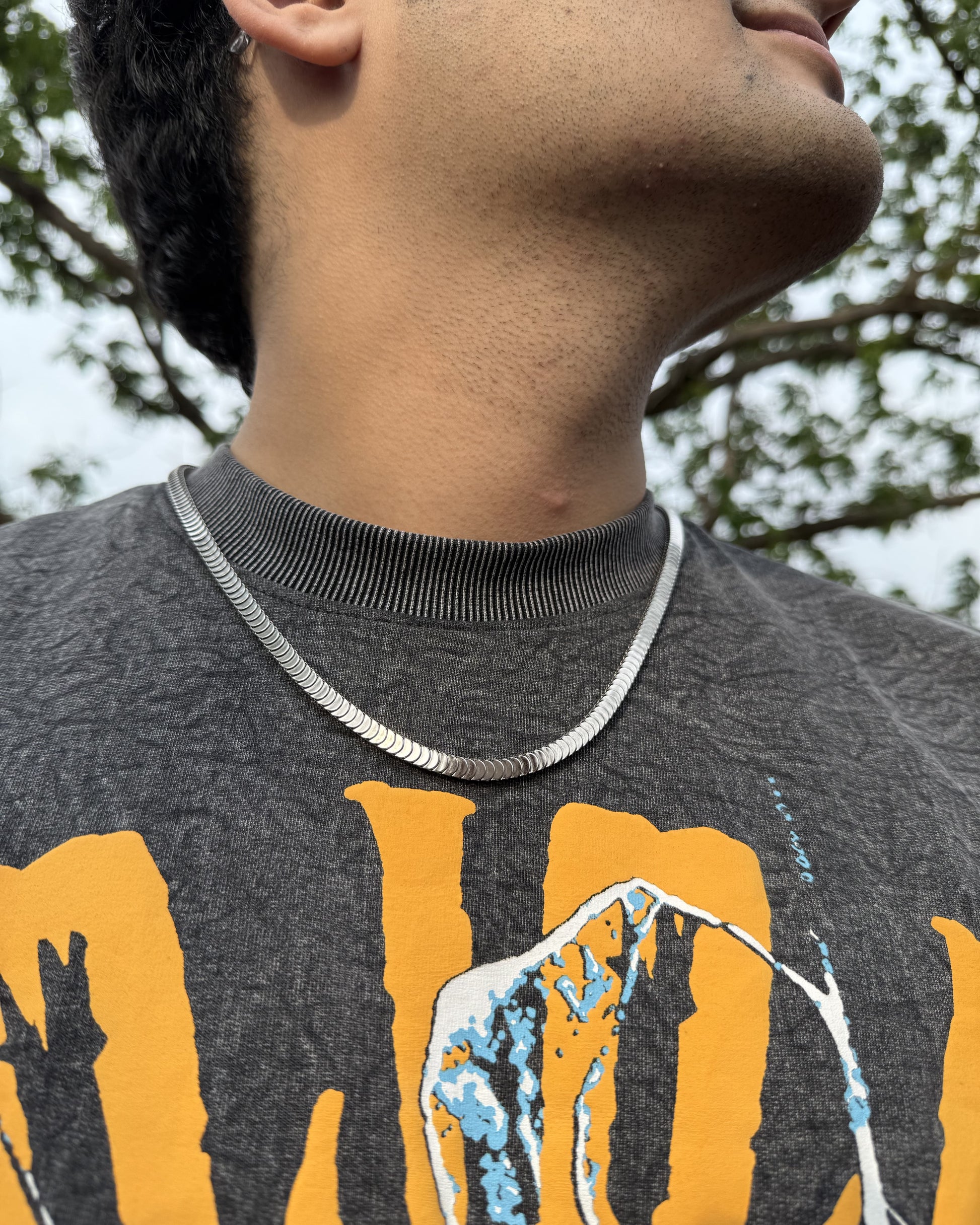 Silver Chain | Anti Tarnish | Stainless Steel | Plain Silk Design Stainless Steel Chain