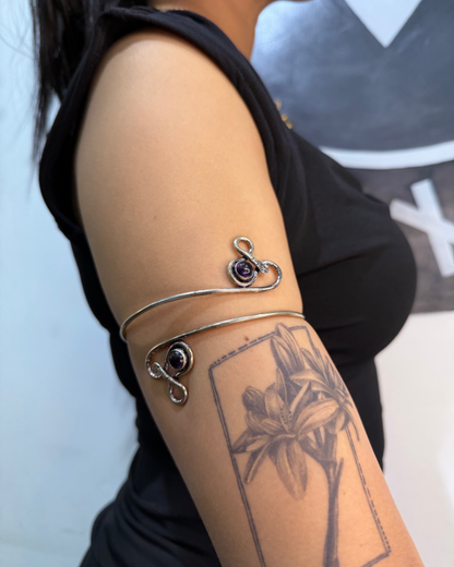 Bohemian Arm Cuff, Arm Cuff, Brass Jewellery, Brass Cuff, Brass Bracelet, Adjustable