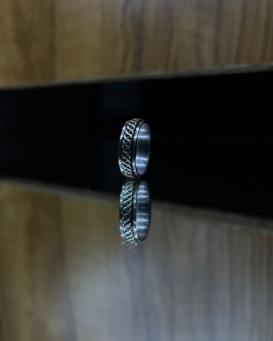 Braided Sterling Silver Band, Brass Ring, rings, unisex ring