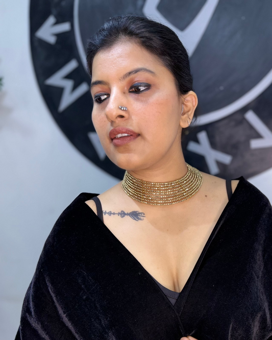Brass Choker, Choker, Brass jewellery