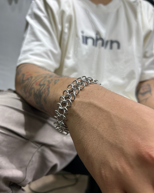 Chainmaille Bracelet, Silver Bracelet, Stainless Steel Bracelet