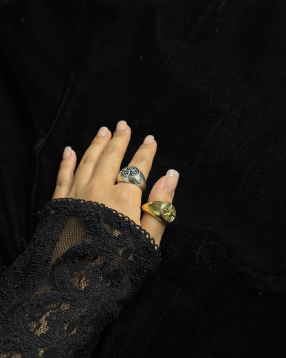 Compass Ring, Brass Ring, rings, unisex ring