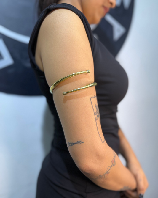 Bohemian Arm Cuff, Brass Jewellery, Brass Cuff, Adjustable
