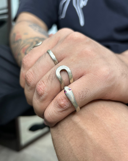 Multi-finger Snake Ring, Brass Ring, ring, unisex ring