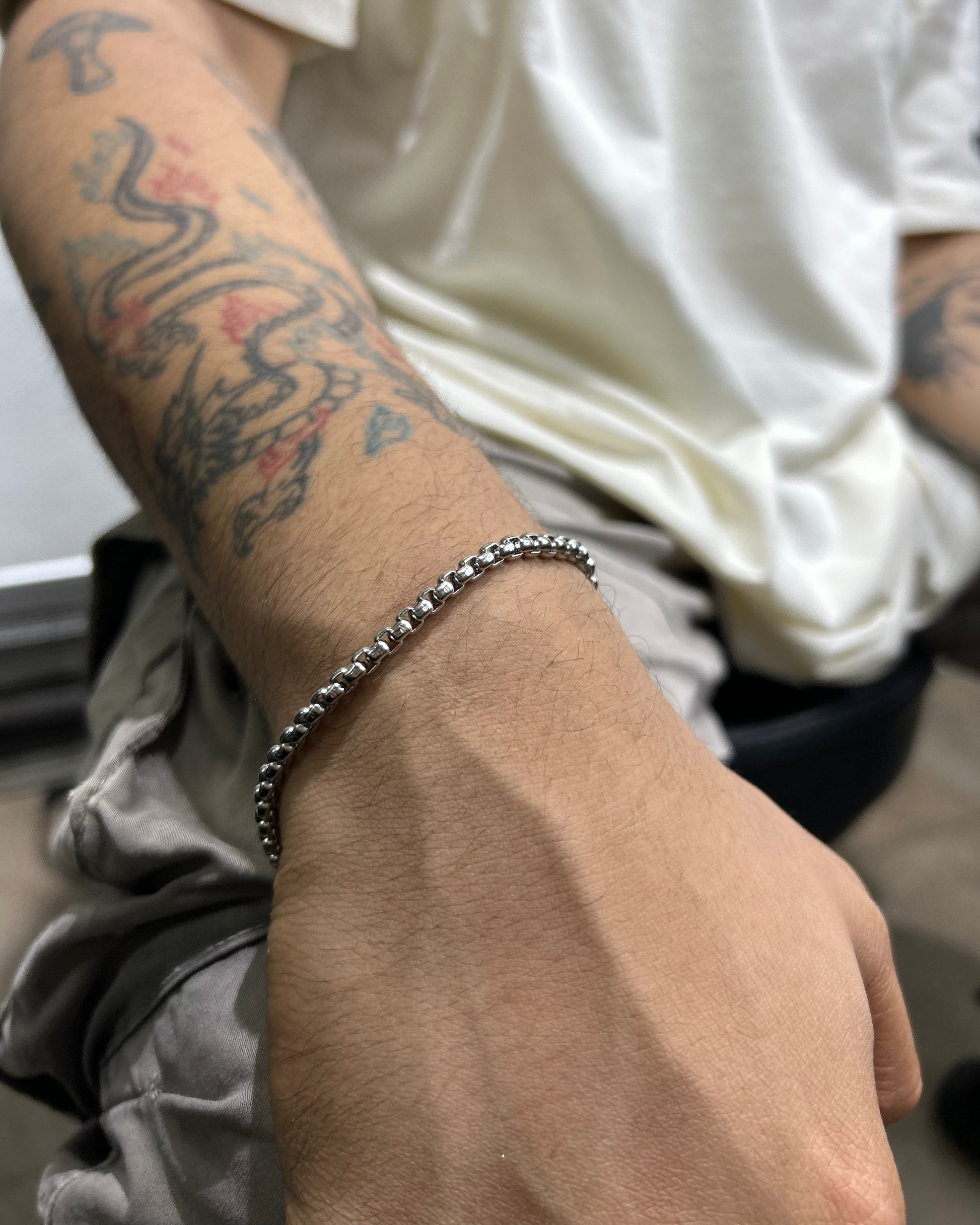 Anti Tarnish, Stainless Steel, Mens Bracelet