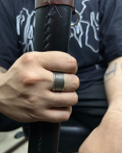 Salty Alpha Class Finger Ring, Brass Ring, ring