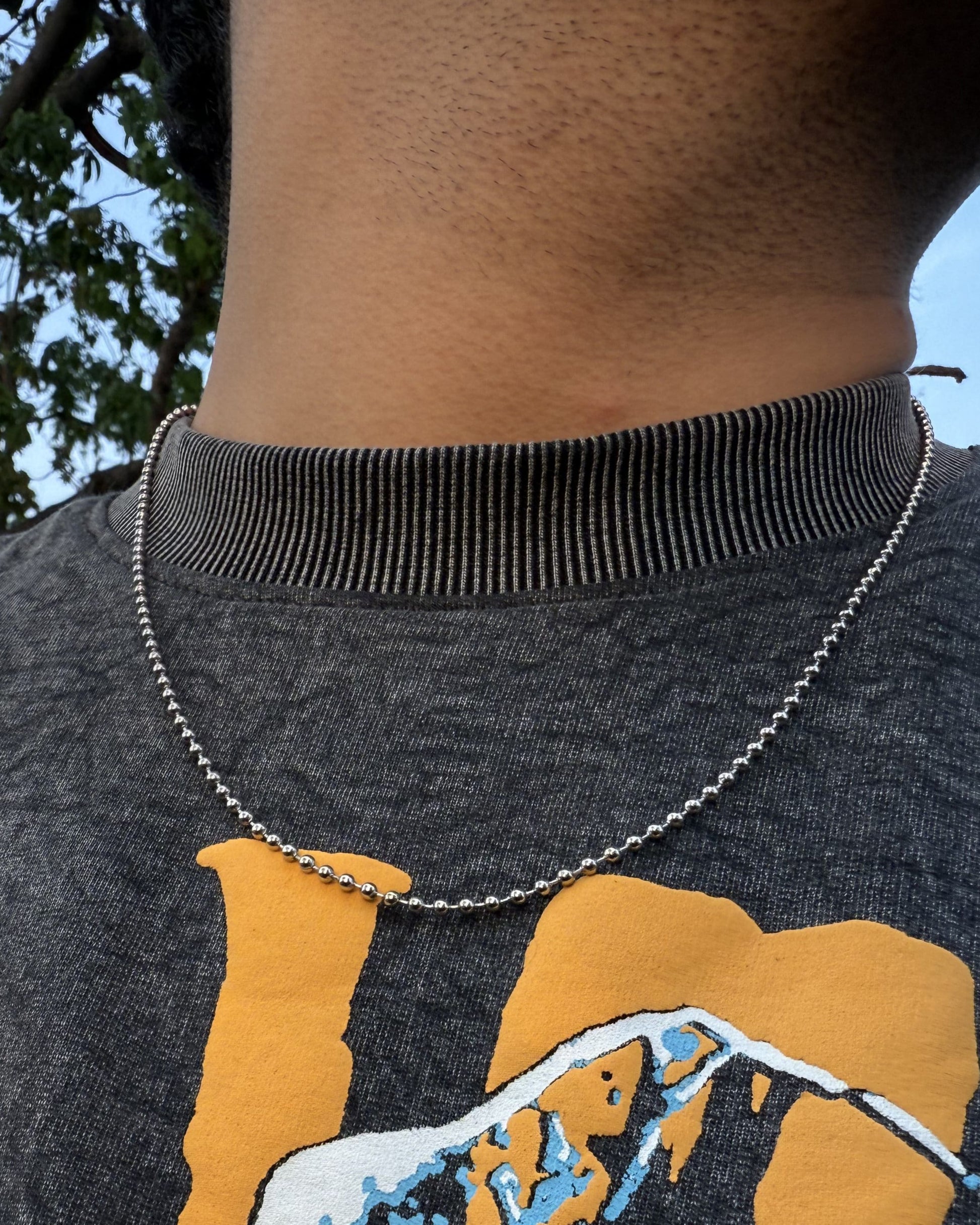 Silver Chain | Anti Tarnish | Stainless Steel | Ball Chain