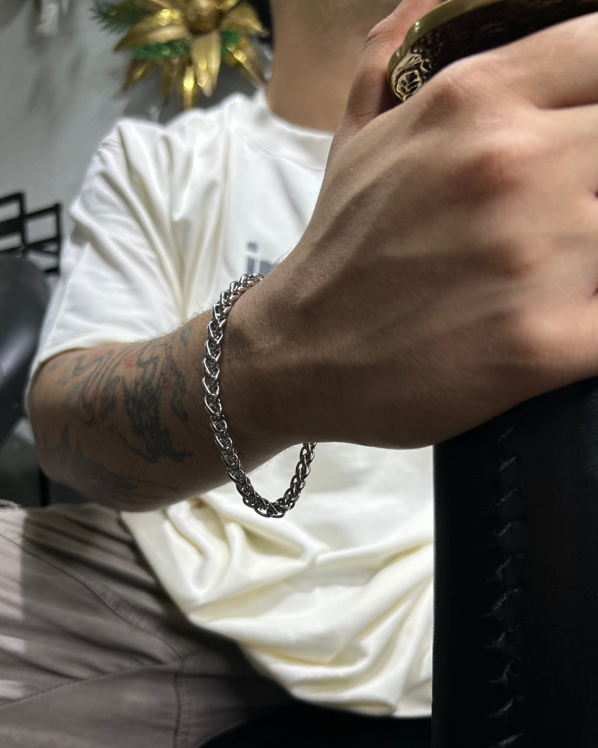 Anti Tarnish, Stainless Steel, Mens Bracelet