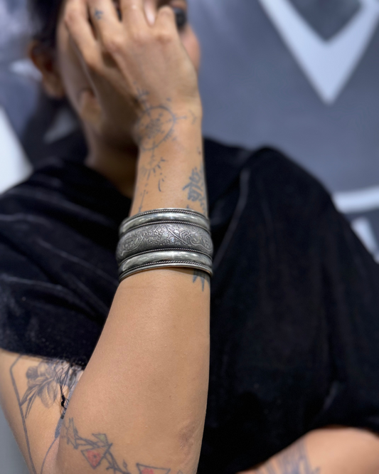 Tribal Hand Cuff, Hand Cuff, Brass Cuff, Bhemian Cuff