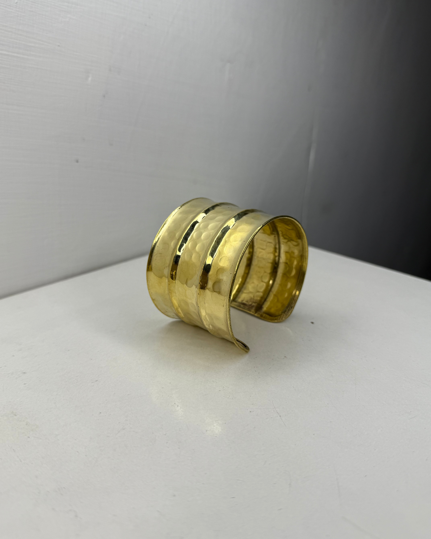 Wide Hammered Cuff, Brass Cuff, Bhemian Cuff, Brass Bracelet