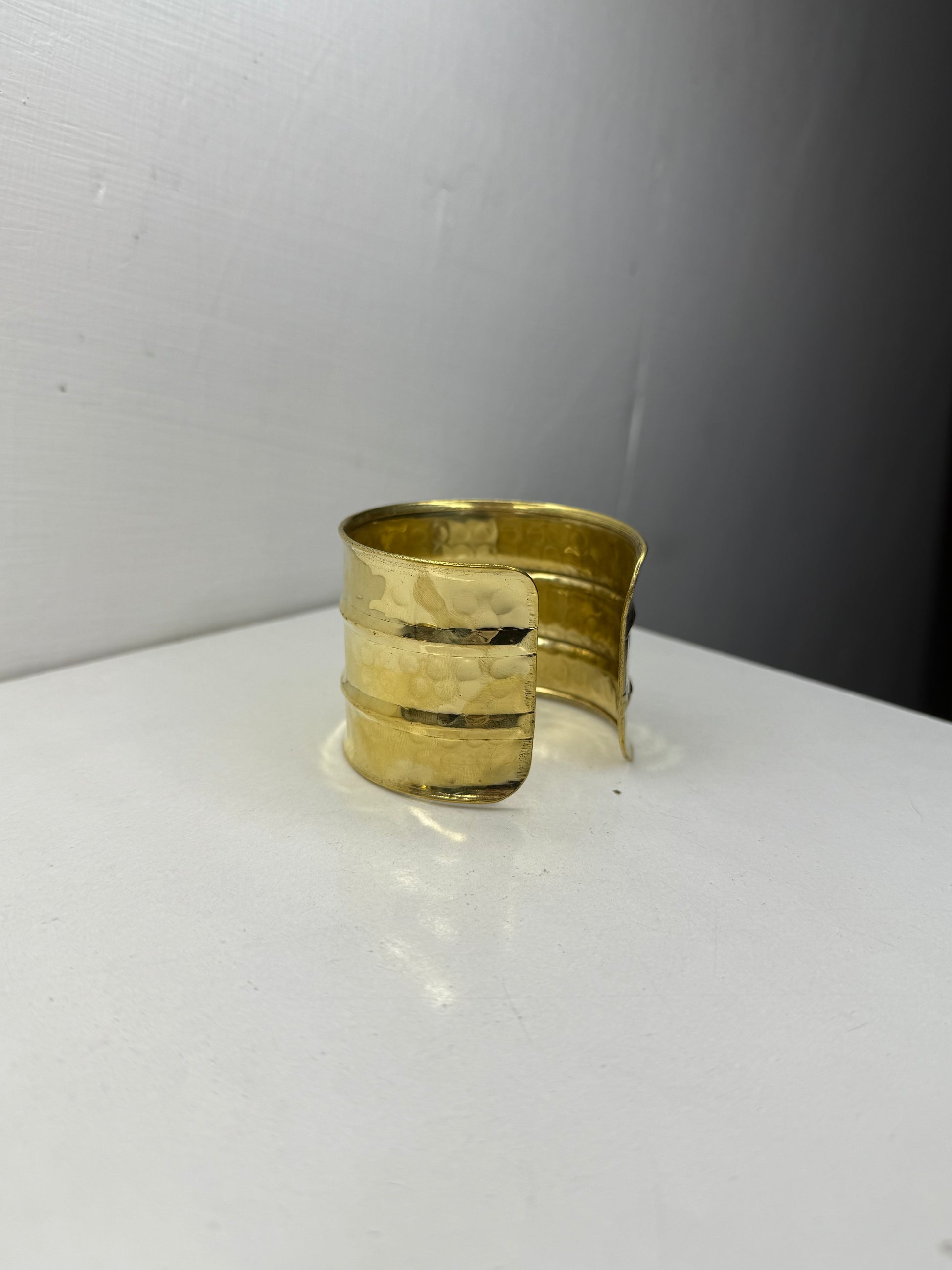 Wide Hammered Cuff, Brass Cuff, Bhemian Cuff, Brass Bracelet